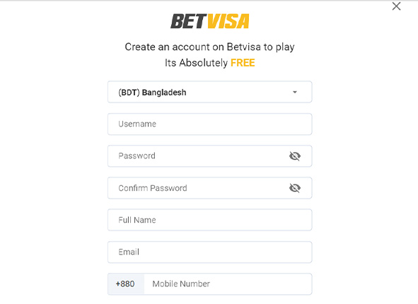 betvisa bd com how to register at betvisa step 3